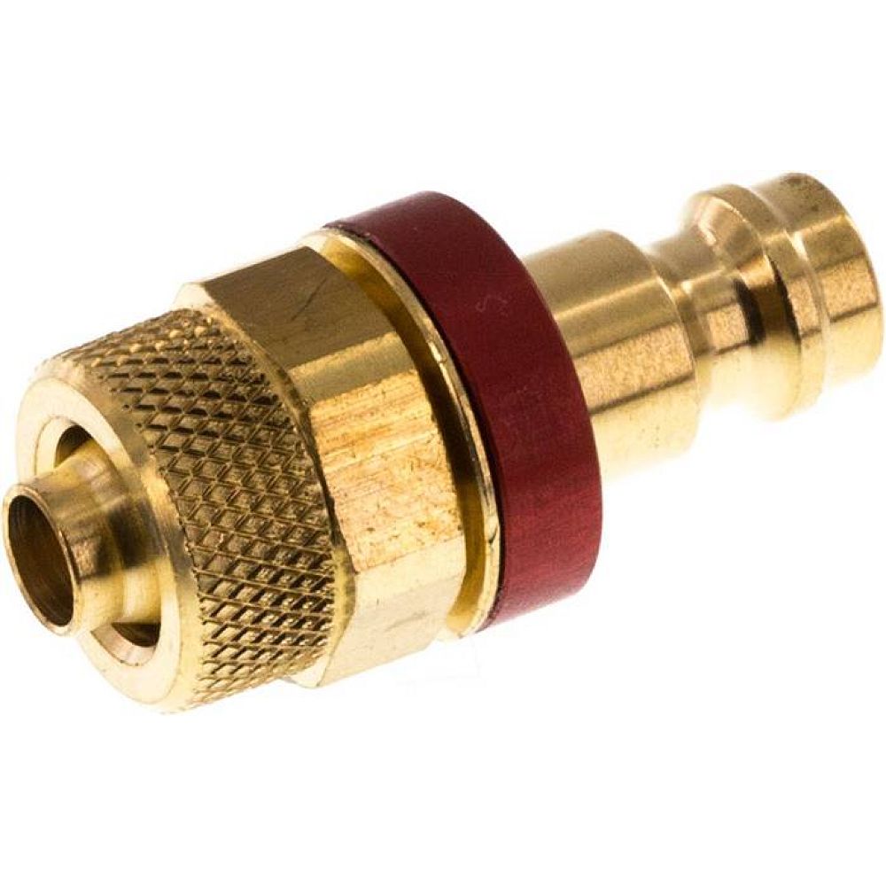 Kupplungsstecker (NW5) 8x6mm Schlauch, Messing