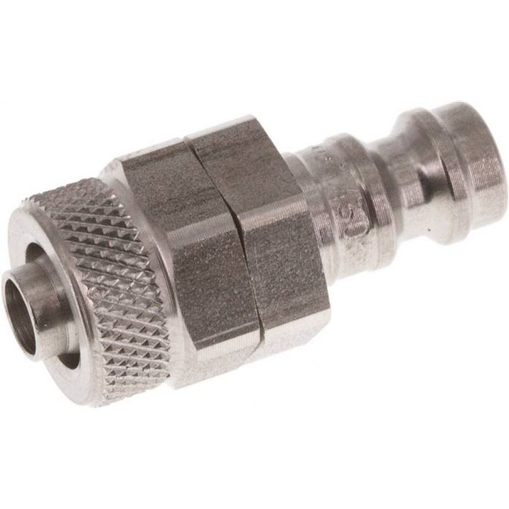 Kupplungsstecker (NW5) 8x6mm Schlauch, Edelstahl