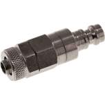 Kupplungsstecker (NW5) 8x6mm Schlauch, Edelstahl