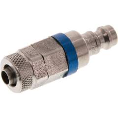 Kupplungsstecker (NW5) 8x6mm Schlauch, Edelstahl