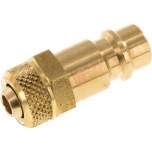 Kupplungsstecker (NW7,2) 8x6mm Schlauch, Messing