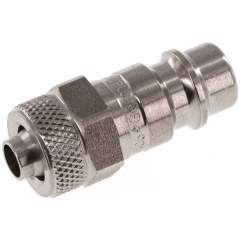 Kupplungsstecker (NW7,2) 8x6mm Schlauch, Edelstahl