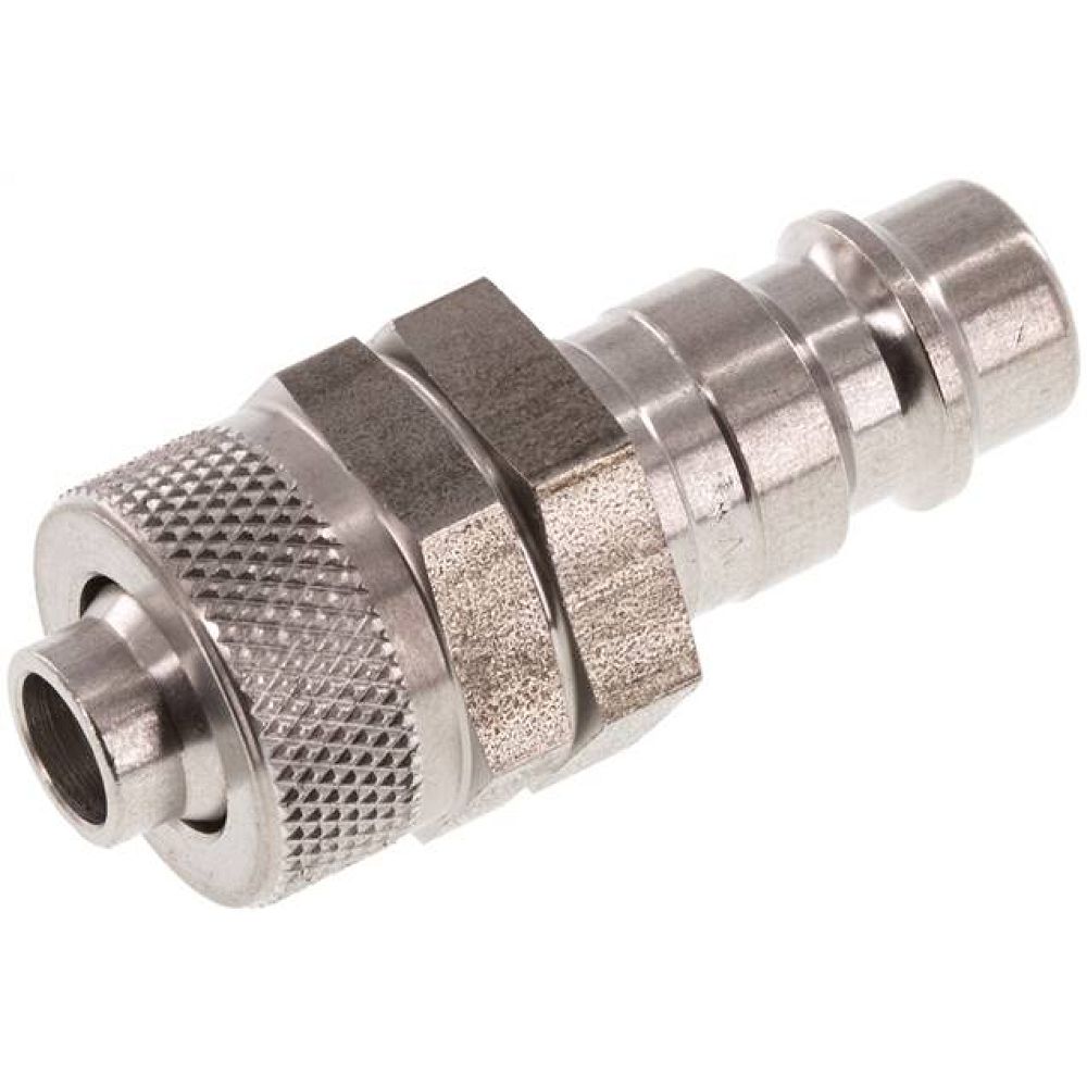 Kupplungsstecker (NW7,2) 10x8mm Schlauch, Edelstahl