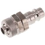 Kupplungsstecker (NW7,2) 10x8mm Schlauch, Edelstahl