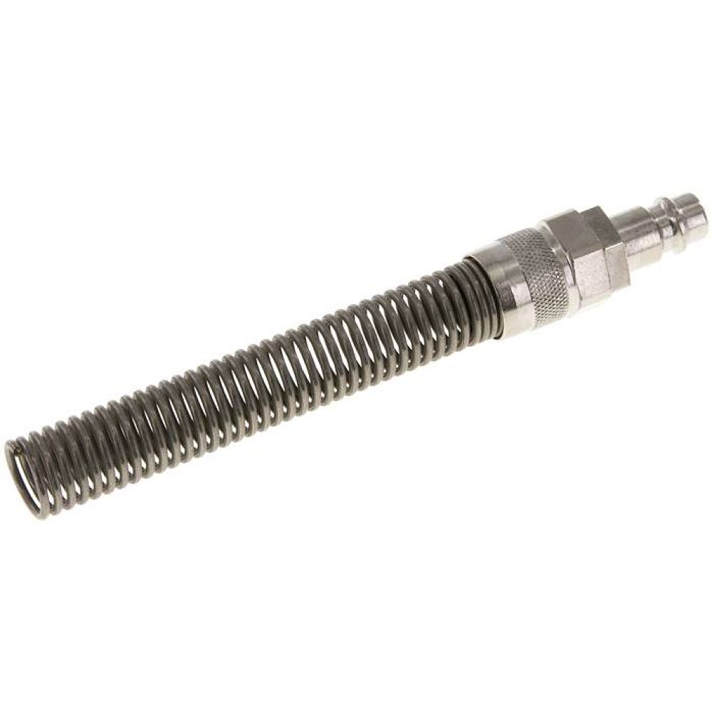 Kupplungsstecker (NW7,2) 12x9mm Schlauch m. Knickschutz