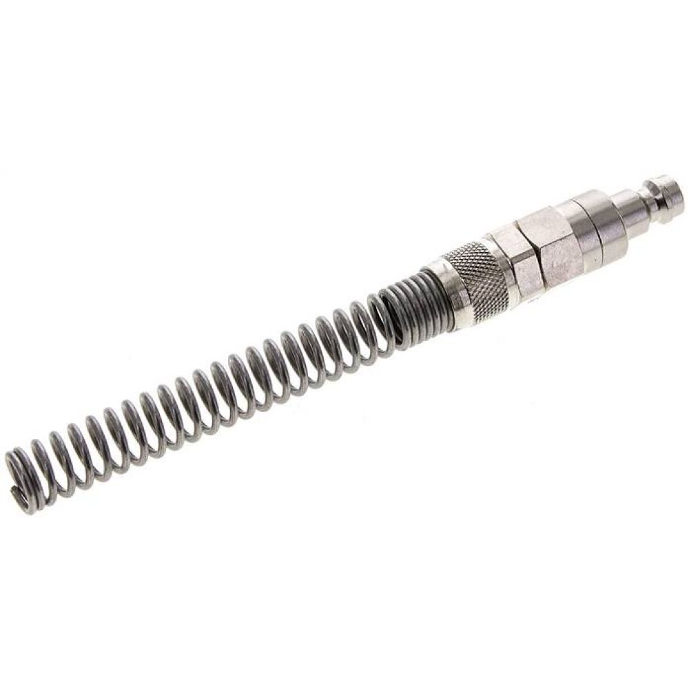 Kupplungsstecker (NW5) 8x6mm Schlauch m. Knickschutz