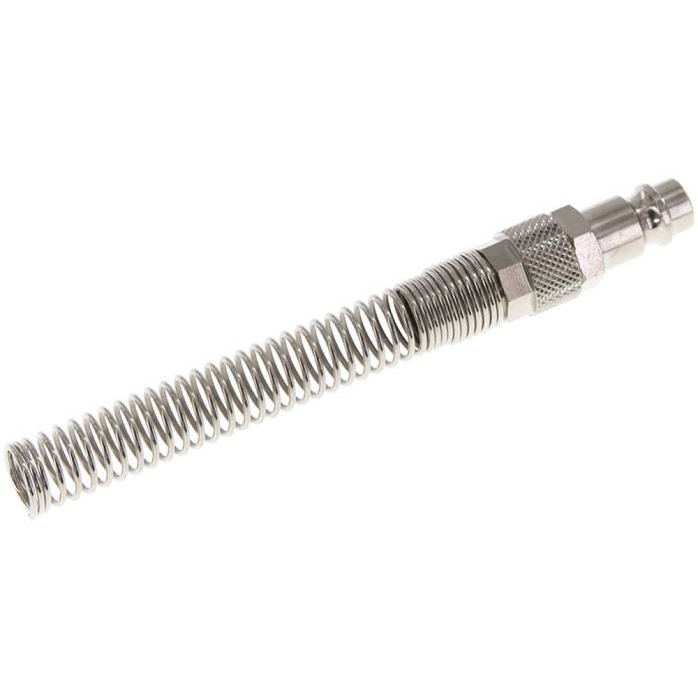 Kupplungsstecker (NW7,2) 10x8mm Schlauch m. Knickschutz