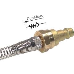 Kupplungsstecker (NW7,2) 10x8mm Schl. mit Rückschlagventil