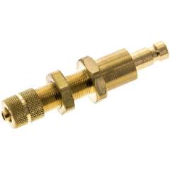 Parker KSKS 3 NW2,7 BA. Schott-Kupplungsstecker (NW2,7) 4,3x3mm Schlauch, Messing