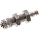 Schott-Kupplungsstecker (NW2,7) 6x4mm Schlauch, Edelstahl