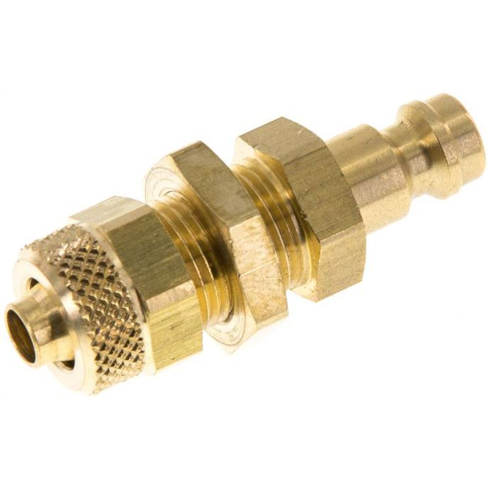 Parker KSKS 6 NW5. Schott-Kupplungsstecker (NW5) 8x6mm Schlauch, Messing