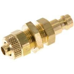 Parker KSKS 6 NW5. Schott-Kupplungsstecker (NW5) 8x6mm Schlauch, Messing