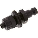 Parker KSKS 6 NW5 PO. Schott-Kupplungsstecker (NW5) 8x6mm Schlauch, POM