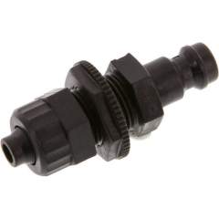 Parker KSKS 6 NW5 PO. Schott-Kupplungsstecker (NW5) 8x6mm Schlauch, POM