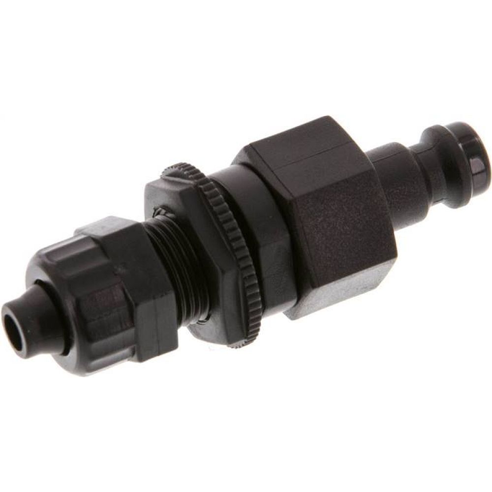 Parker KSKS 6 NW5 PO BA. Schott-Kupplungsstecker (NW5) 8x6mm Schlauch, POM