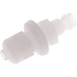 Parker KSKS 6 NW5 PV. Schott-Kupplungsstecker (NW5) 8x6mm Schlauch, PVDF