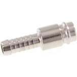 Kupplungsstecker (NW10) 10mm Schlauch, Stahl gehärtet & vernickelt