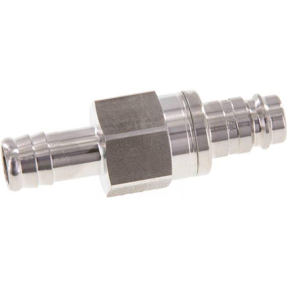 Kupplungsstecker (NW10) 13 (1/2")mm Schlauch, 1.4404