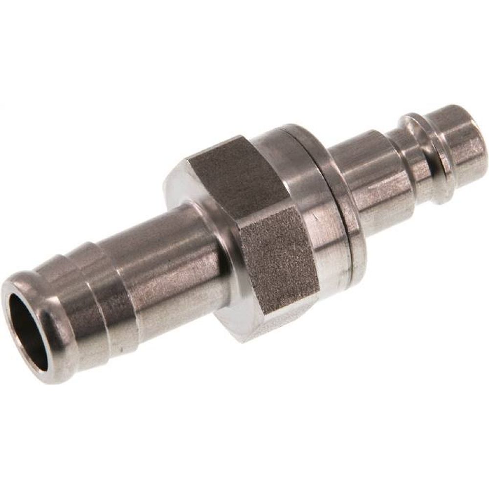 Kupplungsstecker (NW7,2) 13 (1/2")mm Schlauch, Edelstahl