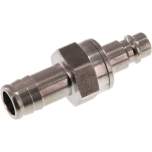 Kupplungsstecker (NW7,2) 13 (1/2")mm Schlauch, Edelstahl