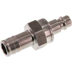 Kupplungsstecker (NW7,2) 13 (1/2")mm Schlauch, Edelstahl