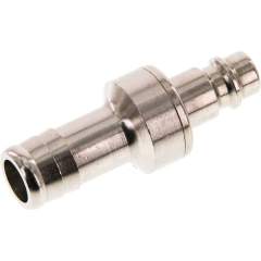 Kupplungsstecker (NW7,2) 13 (1/2")mm Schlauch, Messing vernickelt