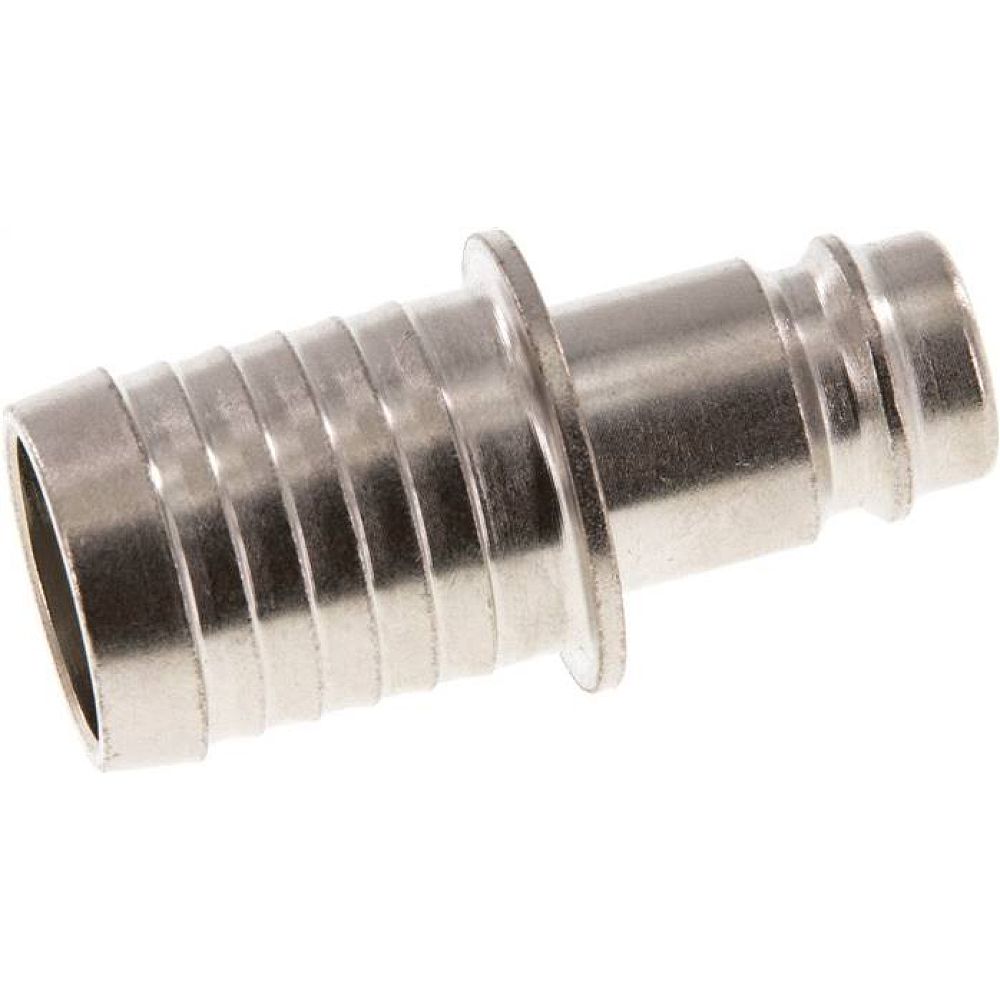 Kupplungsstecker (NW10) 19 (3/4")mm Schlauch, Stahl gehärtet & vernickelt