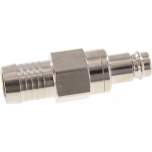 Kupplungsstecker (NW10) 19 (3/4")mm Schlauch, Messing vernickelt