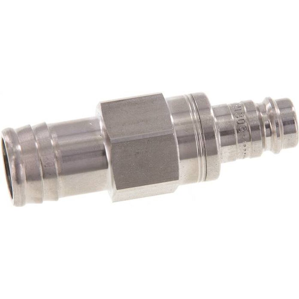 Kupplungsstecker (NW10) 19 (3/4")mm Schlauch, Edelstahl