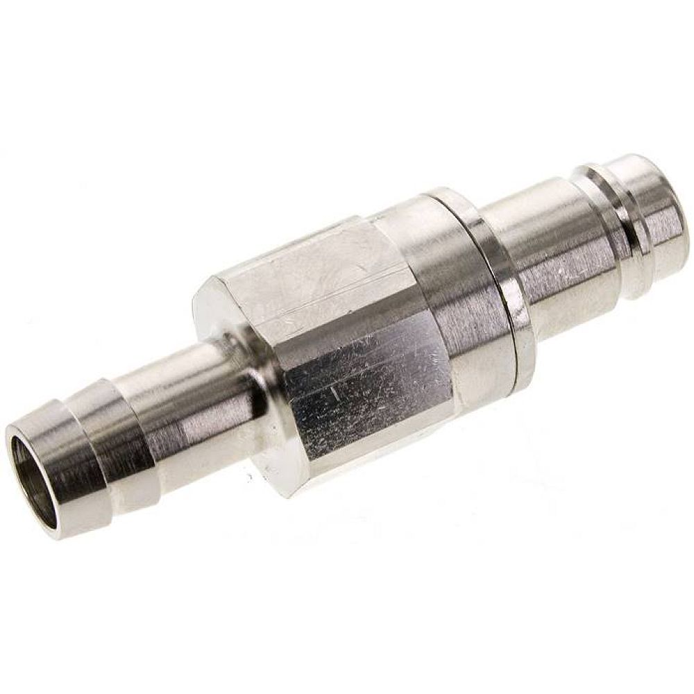 Parker KSS 19 NW15 MSV BA. Kupplungsstecker (NW15) 19 (3/4")mm Schlauch, Messing vernickelt