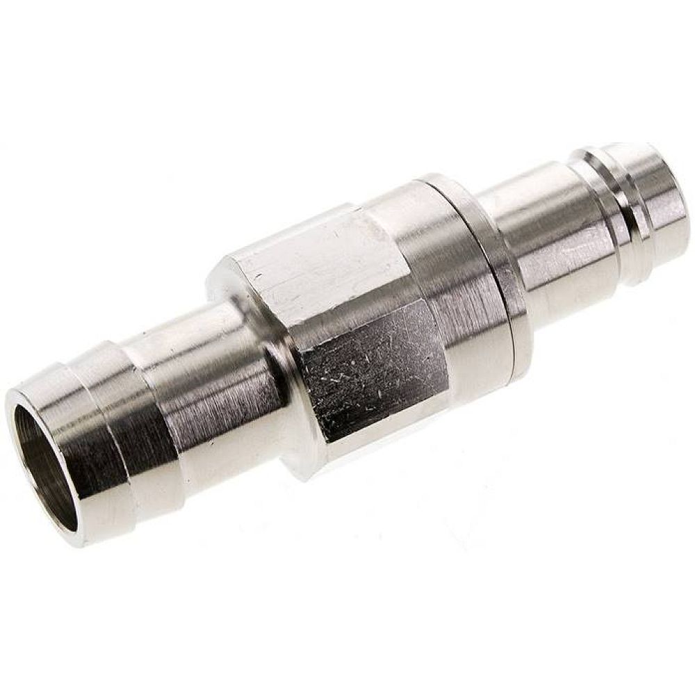 Parker KSS 25 NW15 MSV BA. Kupplungsstecker (NW15) 25 (1")mm Schlauch, Messing vernickelt