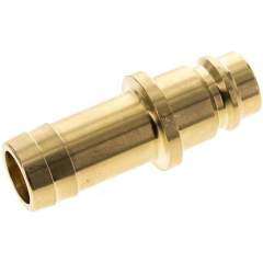 Kupplungsstecker (NW19) 25 (1")mm Schlauch, Messing