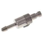 Kupplungsstecker (NW2,7) 3mm Schlauch, Edelstahl