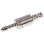 Kupplungsstecker (NW2,7) 3mm Schlauch, Messing vernickelt