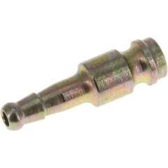 Kupplungsstecker (NW5) 4mm Schlauch, Stahl verzinkt