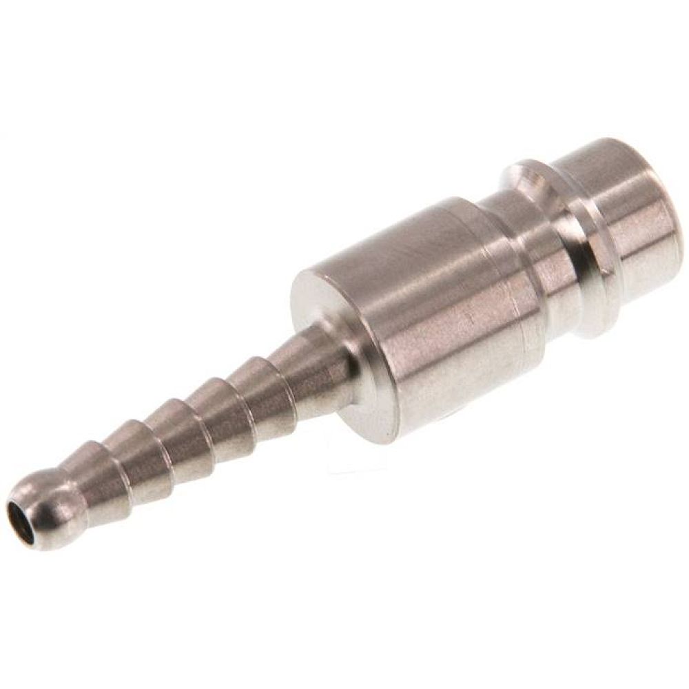 Kupplungsstecker (NW7,2) 4mm Schlauch, Edelstahl