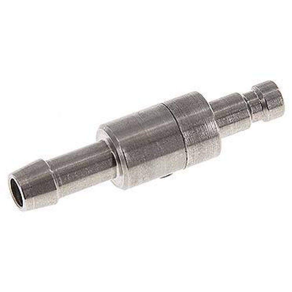 Kupplungsstecker (NW2,7) 5mm Schlauch, Edelstahl