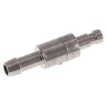 Kupplungsstecker (NW2,7) 5mm Schlauch, Edelstahl