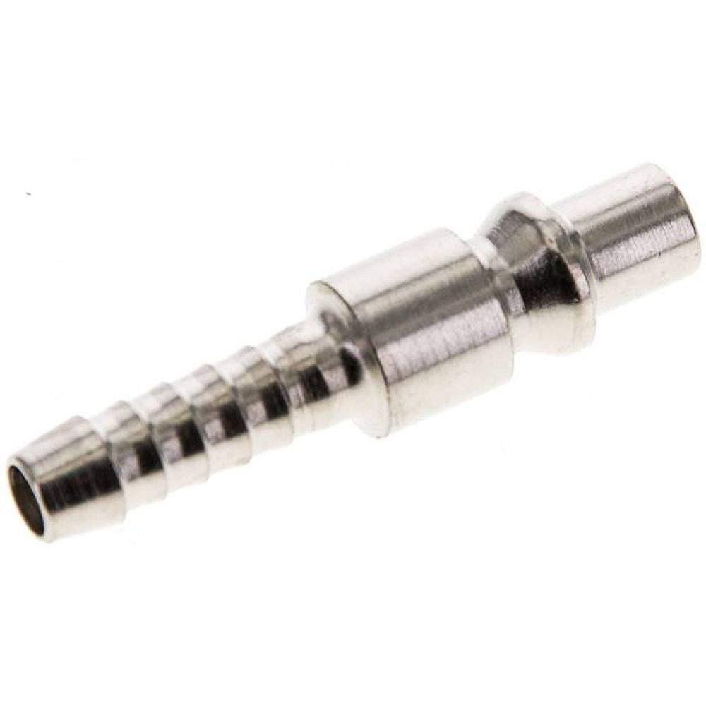 Kupplungsstecker (ARO/ORION) 6 (1/4")mm Schlauch, Stahl gehärtet & vernickelt