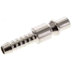 Kupplungsstecker (ARO/ORION) 6 (1/4")mm Schlauch, Stahl gehärtet & vernickelt