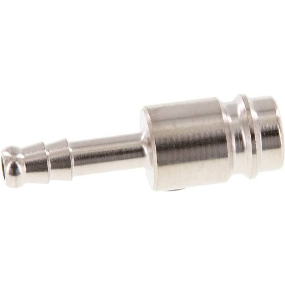 Parker KSS 6 NW10. Kupplungsstecker (NW10) 6 (1/4")mm Schlauch, Stahl gehärtet & vernickelt