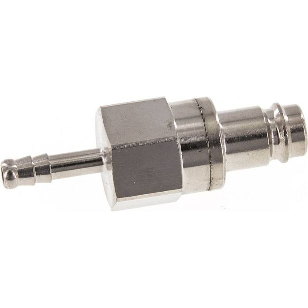 Parker KSS 6 NW10 BA. Kupplungsstecker (NW10) 6 (1/4")mm Schlauch, Messing vernickelt