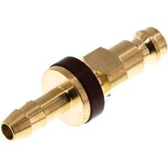 Kupplungsstecker (NW5) 6 (1/4")mm Schlauch, braun, Dreieck 9,5 mm