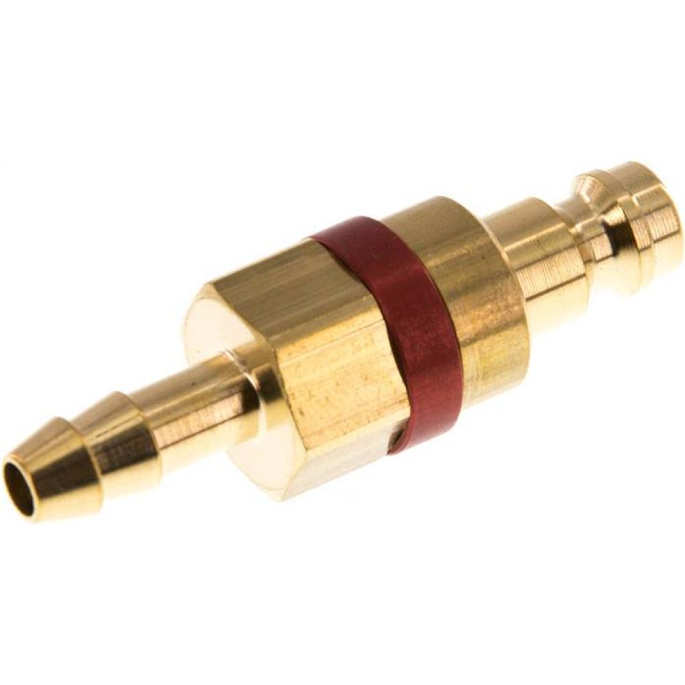 Parker KSS 6 NW5-RO. Kupplungsstecker (NW5) 6 (1/4")mm Schlauch, Messing