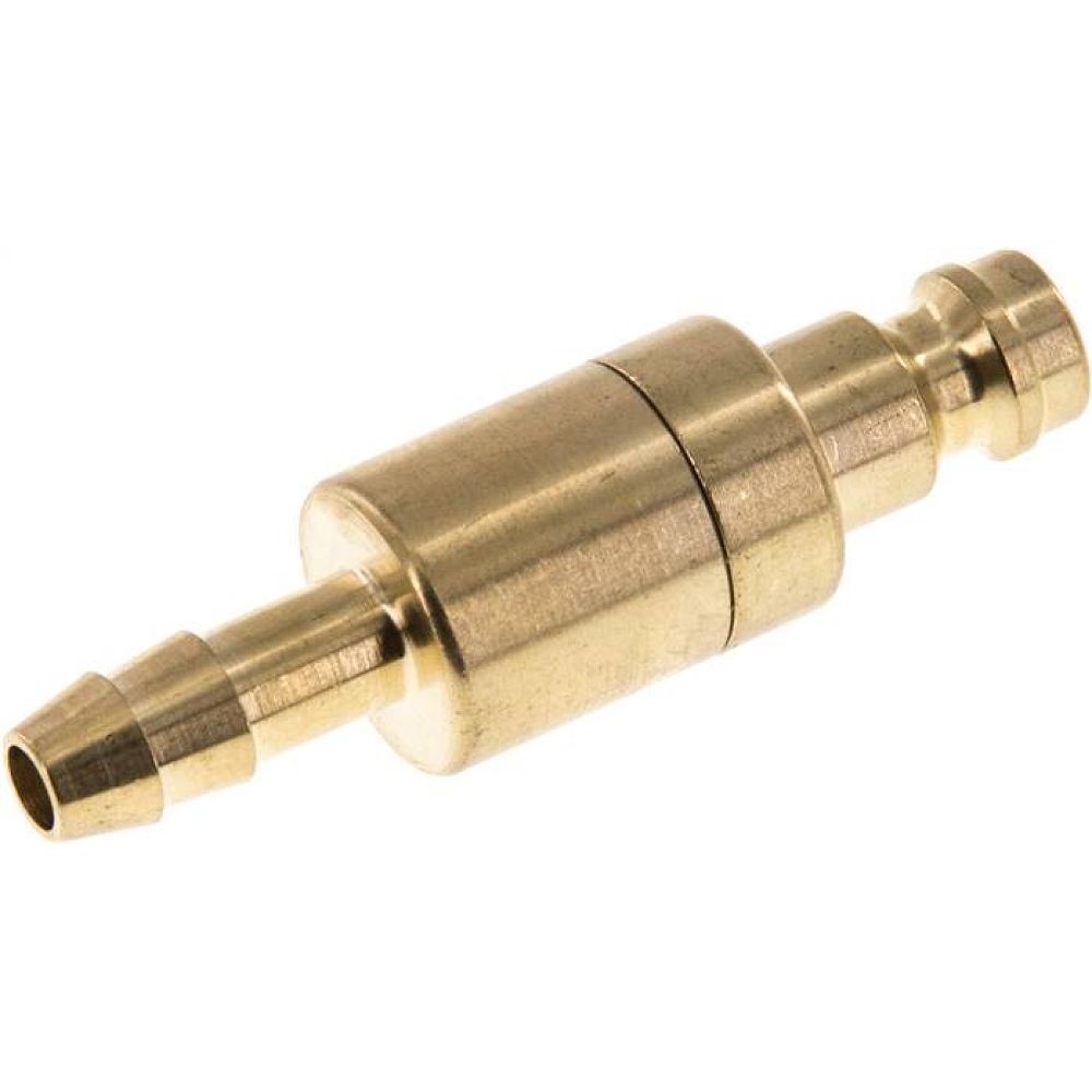 Kupplungsstecker (NW5) 6 (1/4")mm Schlauch, Messing