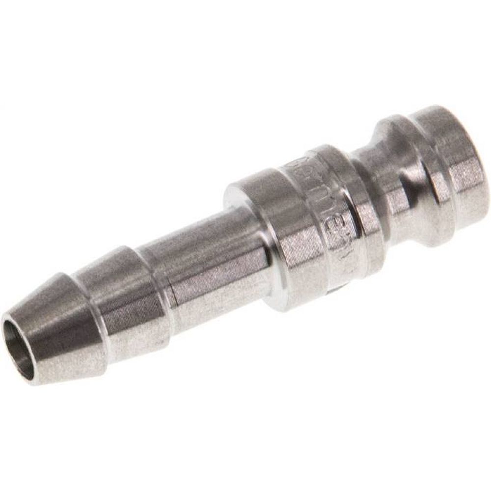 Kupplungsstecker (NW5) 6 (1/4")mm Schlauch, Edelstahl