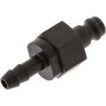 Parker KSS 6 NW5 PO BA. Kupplungsstecker (NW5) 6 (1/4")mm Schlauch, POM