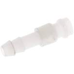 Parker KSS 6 NW5 PV. Kupplungsstecker (NW5) 6 (1/4")mm Schlauch, PVDF