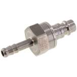 Kupplungsstecker (NW7,2) 6 (1/4")mm Schlauch, Edelstahl