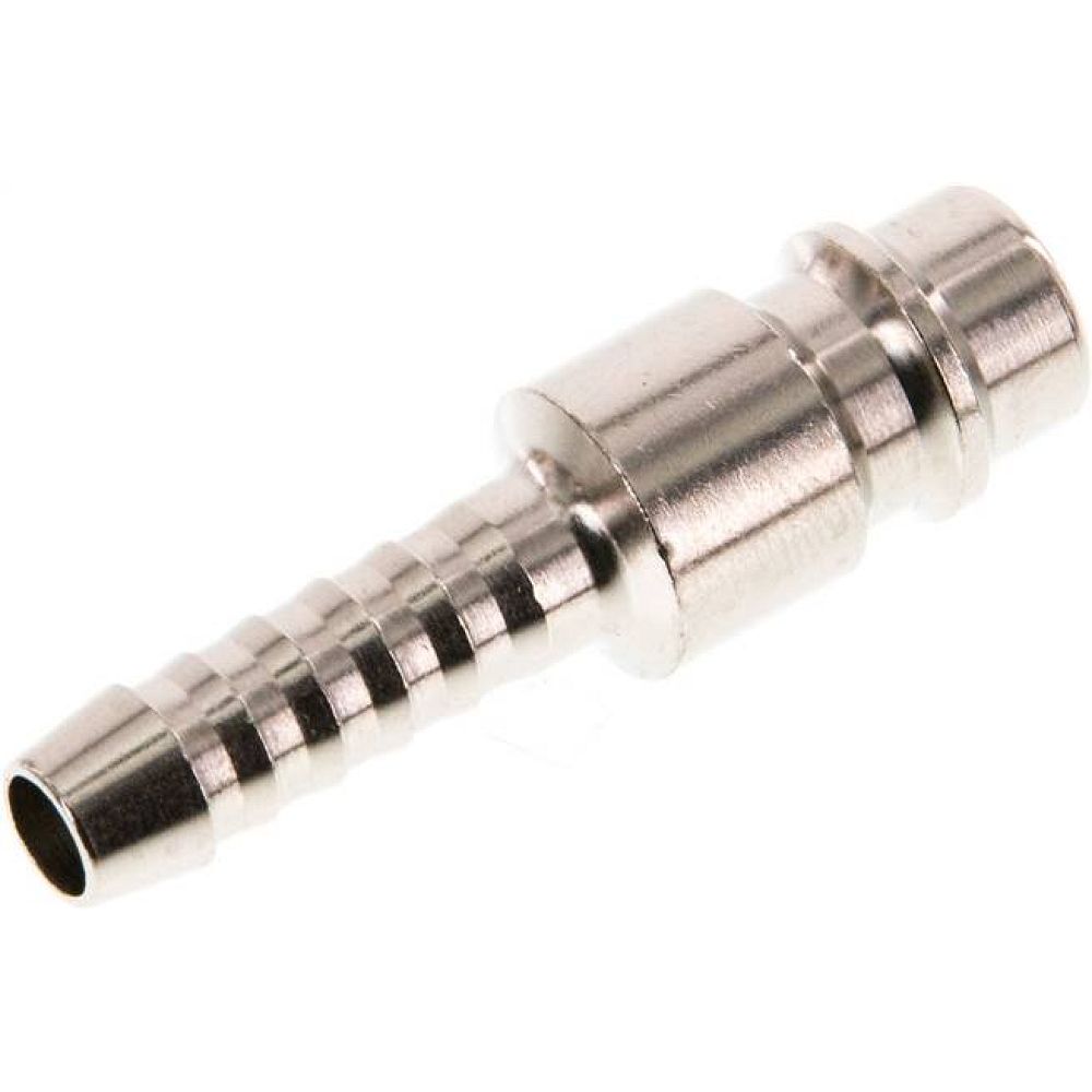 Kupplungsstecker (NW7,2) 6 (1/4")mm Schlauch, Messing vernickelt